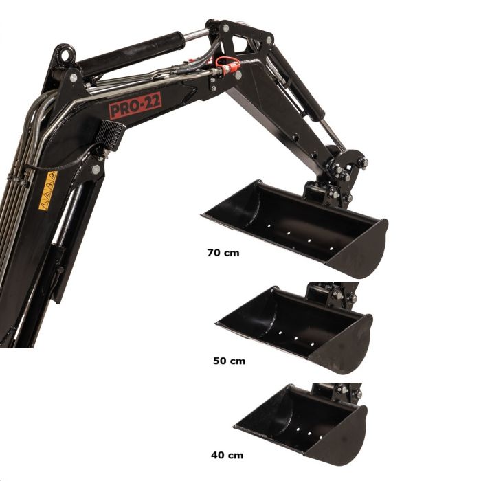 PRO-22 G800 Laadbak 40-50-70 cm